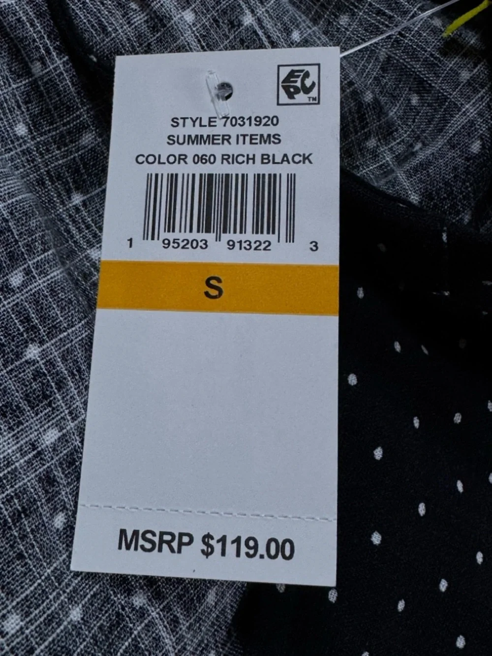 CeCe Black and White Polka Dot Dress Flowy Size Small - Picture 15 of 16